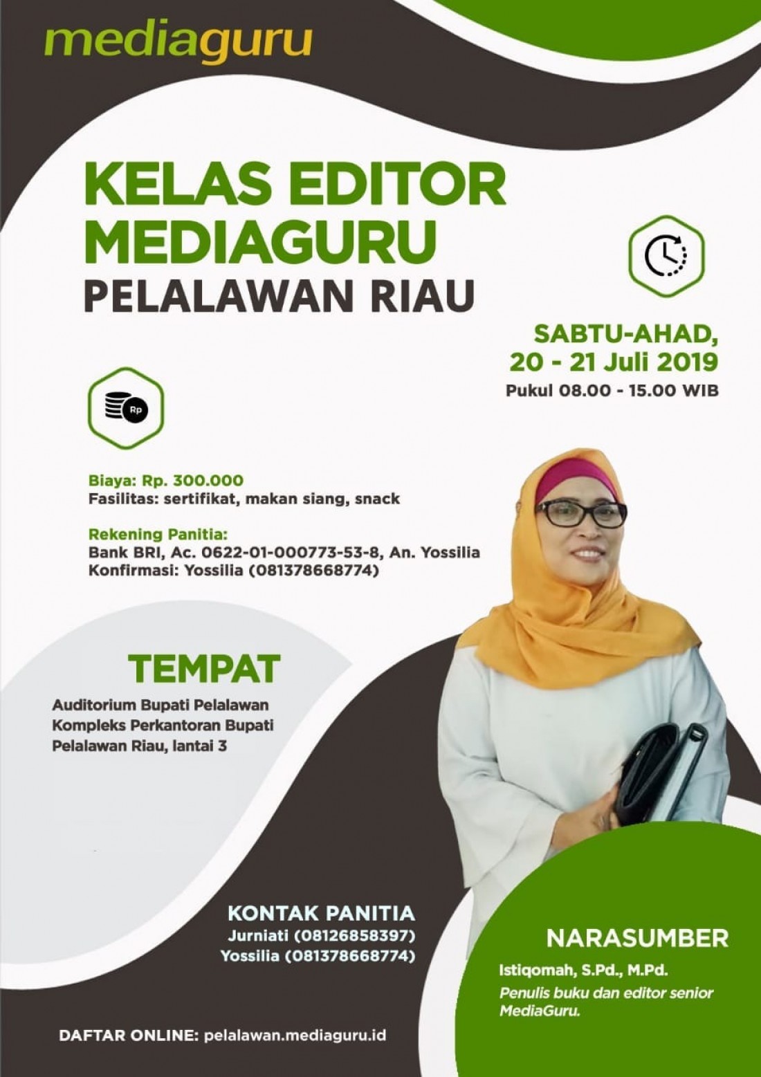 Kelas Editor Buku MediaGuru Pelalawan Riau
